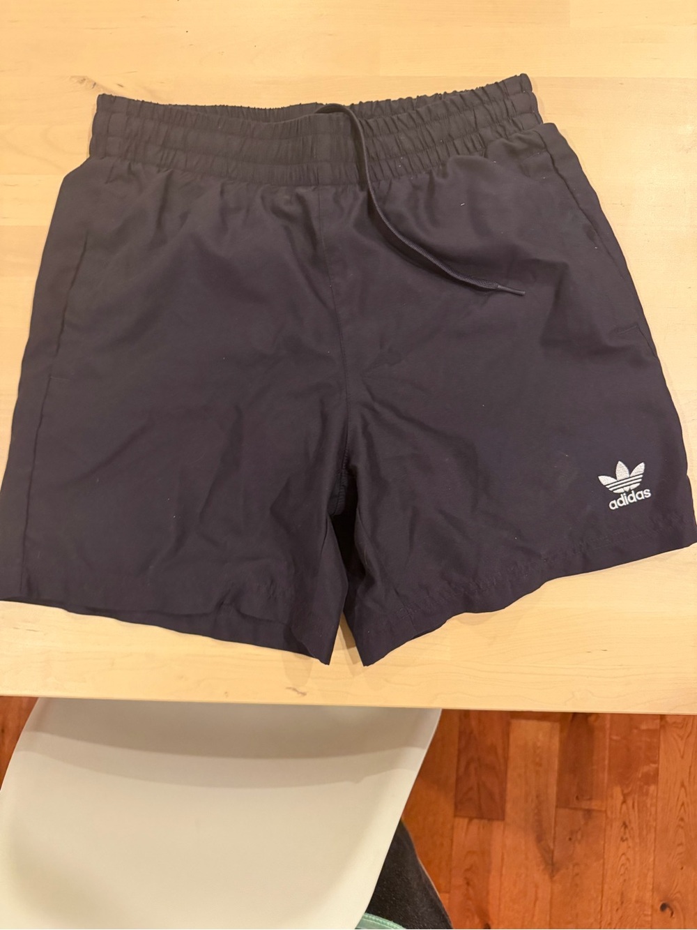 Adidas Black Trefoil Shorts